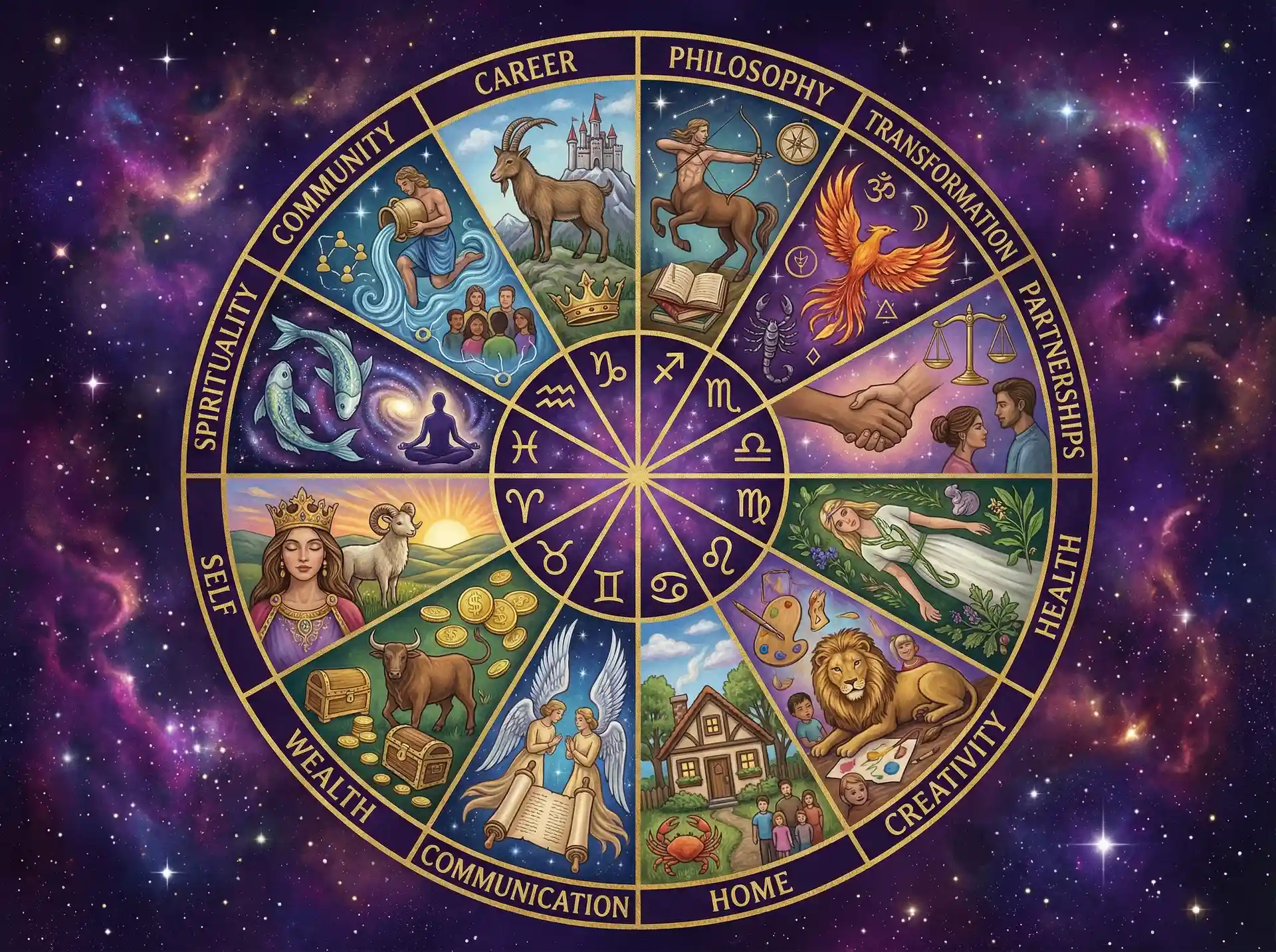 十二宫位解析 - 莲美恋超市 | 占星学知识